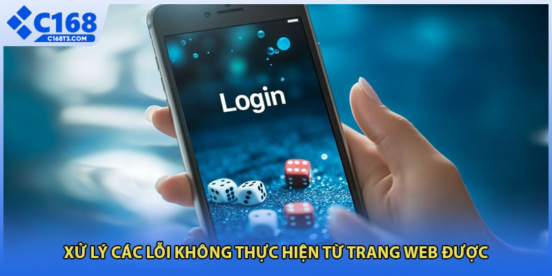 Xử lý các lỗi không thực hiện từ trang web được